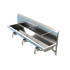 knee operated wash trough with upstand