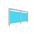 Glass balustrade with hand rail