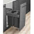Pull-out bin solution with TANDEMBOX - 2 x 26 litre bins