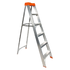 Badger Aluminium 6 Step Ladder 150 kg 1800 mm <span class=`noWrap`>180cm</span><div class=`barcode`>6009880900213</div>