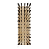 Academy Brushware Wooden Fine Wire Brush Brown 158 x 48 mm<div class=`barcode`>6003789742011</div>