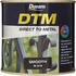 Duram DTM Smooth Paint Black 500 ml