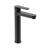 Aquarius raised basin mixer - Matt Black