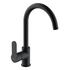 Aquarius deck mounted mixer - Matt Black