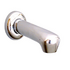 Round bath spout - Chrome Plated