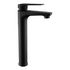 Luna raised basin mixer - Matt Black