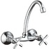 Scorpio wall mounted mixer - Polished Chrome
