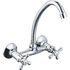 Victory wall mounted mixer - Polished Chrome