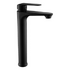 Venus raised basin mixer - Matt Black