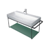 Duravit Jade glass insert in metal console basin (Code:0099658500)