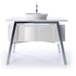 1120 x 570mm Duravit White High Gloss floor standing cabinet (Code:CC 9533)