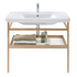 940 x 805mm Duravit American Walnut floor standing towel rail (Code:DS 9883)