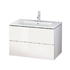 1020 x 555mm Duravit Flannel Grey High Gloss wall mounted vanity (Code:LC 6251)