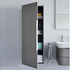 500 x 1320 x 240mm Duravit Tree Brushed Oak HD2 Semi-tall cab (Code:H29250R/L)