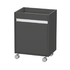 415 x 820 x 555mm Duravit Basalt matt KT mobile storage (Code:KT2530L4343)