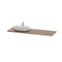 134 x 662 x 1900mm American Waknut - Solid wood Luv Console with one cut-out (Code: LU9463L7777)
