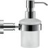 D-Code wall-mounted soap dispenser with frosted glass - Chrome &bull; Code: 0099161000