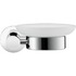 D-Code right side soap dish with frosted glass - Chrome &bull; Code: 0099181000
