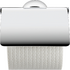 Starck T toilet paper holder with cover - Chrome &bull; Code: 0099401000