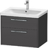 D-Code Vanity unit wall-mounted 650 - Graphite Matt &bull; Code: DC4671010490000