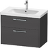 D-Code Vanity unit wall-mounted 800 - Graphite Matt &bull; Code: DC4672010490000