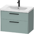D-Code Vanity unit wall-mounted 800 - Fjord Green Matt &bull; Code: DC46720BDHG0000