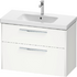D-Code Vanity unit wall-mounted 1000 - Matt White &bull; Code: DC4673010180000