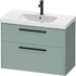 D-Code Vanity unit wall-mounted 1000 - Fjord Green Matt &bull; Code: DC46730BDHG0000