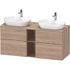 D-Neo 4 Drawer Console vanity unit wall-mounted 1400 - Marble Oak &bull; Code: DE4970B70550000
