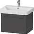 Duravit No.1 Vanity unit wall-mounted 590 - Graphite Matt &bull; Code: N14282049490000