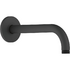 Round curved shower arm 210 - Matt Black &bull; Code: UV0670027046