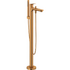 Wave Brushed Bronze freestanding bath mixer with handshower - Brushed Bronze &bull; Code: WA5250000004