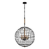 6-Light Sparta Candle Chandelier - Black (CH279B)