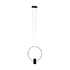 Aurora Abstract Pendant - Black (P1138B)