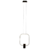 Aurora Abstract Pendant - Black (P1146B)