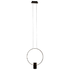 Aurora Abstract Pendant - Black (P1147B)