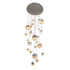 Dew Drop 27 Multi Light Pendant - Chrome/Copper/Brass (P562)