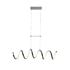 Hemisphere Linear Pendant - Chrome (P576)