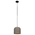 Concrete Dome Shaded Pendant - Grey (P747)
