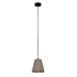 Concrete Dome Shaded Pendant - Grey (P750)