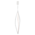 Senna Abstract Pendant - White (P816)