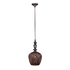 Lisbon Dome Shaded Pendant - Black/Copper (P907C)
