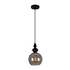 Victoria Dome Shaded Pendant - Black/Amber (P916AM)
