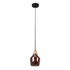 Tallinn Dome Shaded Pendant - Black/Brown/Copper (P928C)