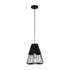Nara Abstract Pendant - Black (P947B)