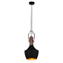 Eleanor Dome Shaded Pendant - Black/Gold (P960)