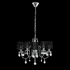 5-Light Opulence Shaded Chandelier - Chrome (CH220)