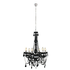 6-Light Octave Candle Chandelier - Black (CH249B)