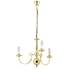 3-Light Flemmish Candle Chandelier - Polished Brass (CH4PB)