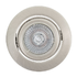 Tilt Twist Recessed Downlight - Satin Chrome (D109SC)